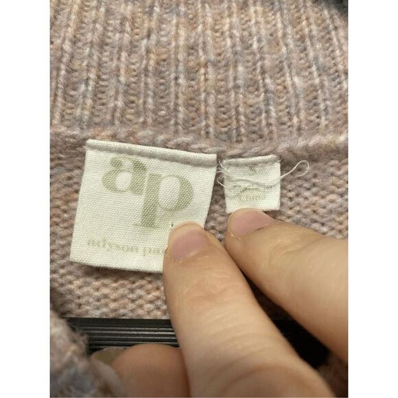 AD Adyson Parker Small sweater white pink 2% wool color block - Picture 5 of 7